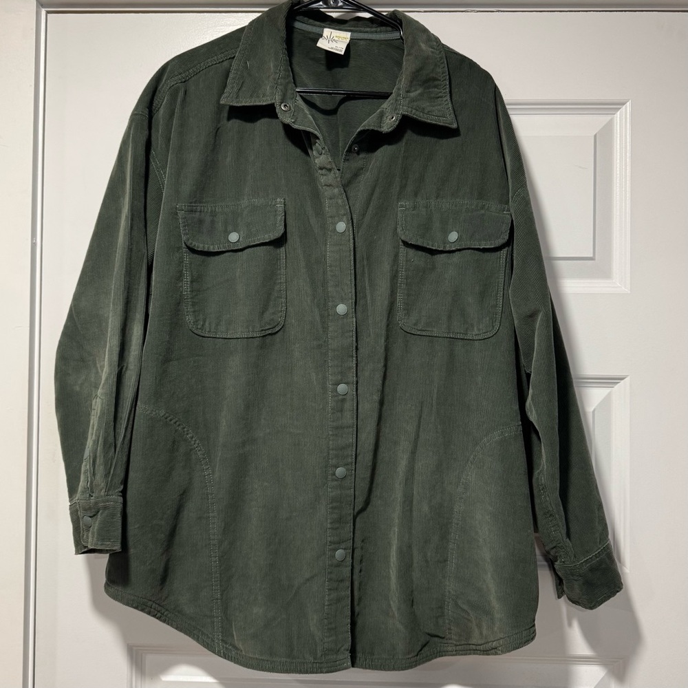 aerie Olive Green Utility Jacket
